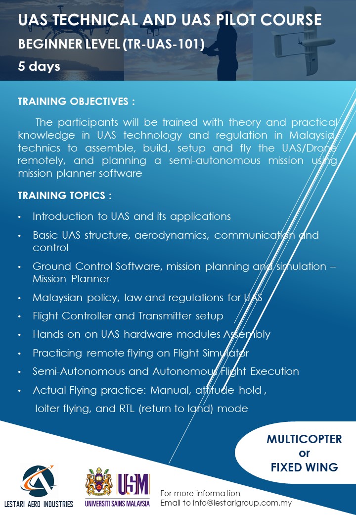 Unmanned Aerial System UAS 
